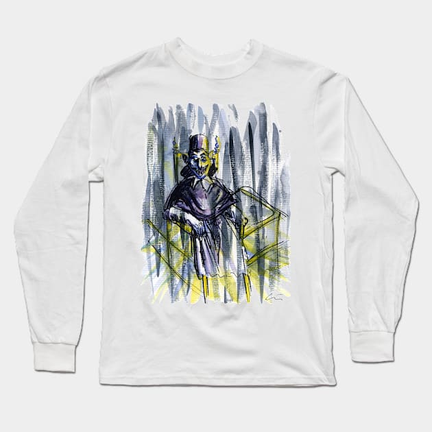 Draculencio X Long Sleeve T-Shirt by Luis Quintano